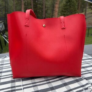 Red Tote Bag